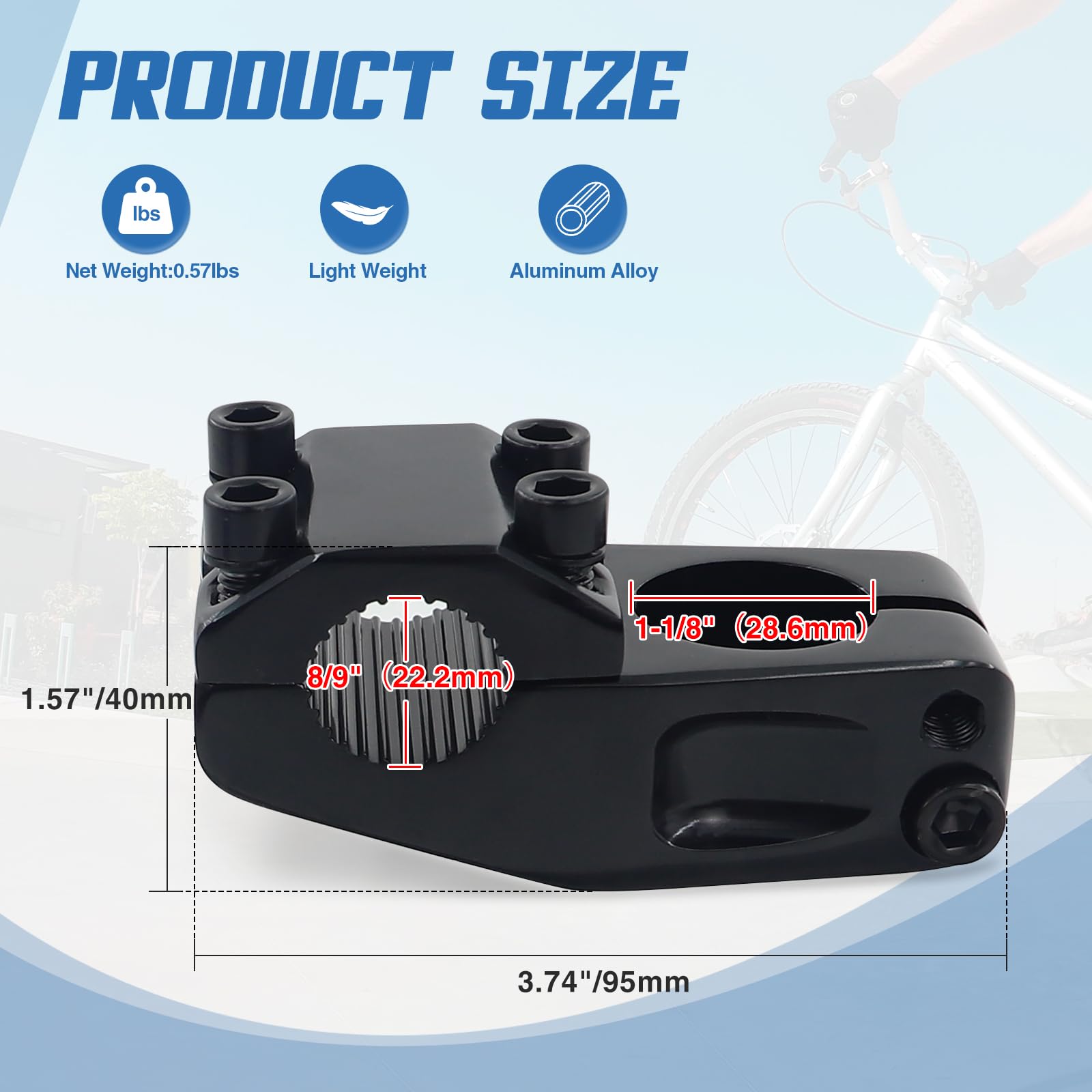 Amazon | MAKELEN バイクステム BMX用 アルミニウム合金 固定ギア